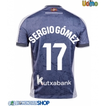 Maglie da calcio Real Sociedad Sergio Gomez #17 Seconda Maglia 2025-26 Manica Corta
